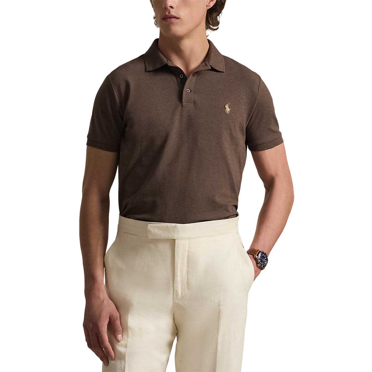 Polo Ralph Lauren Custom Slim Fit Stretch Mesh Polo Shirt